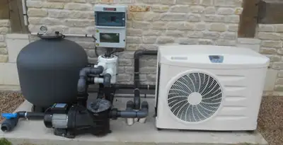 electric heater installation services with connected outdoor heating system equipment in Olathe, KS