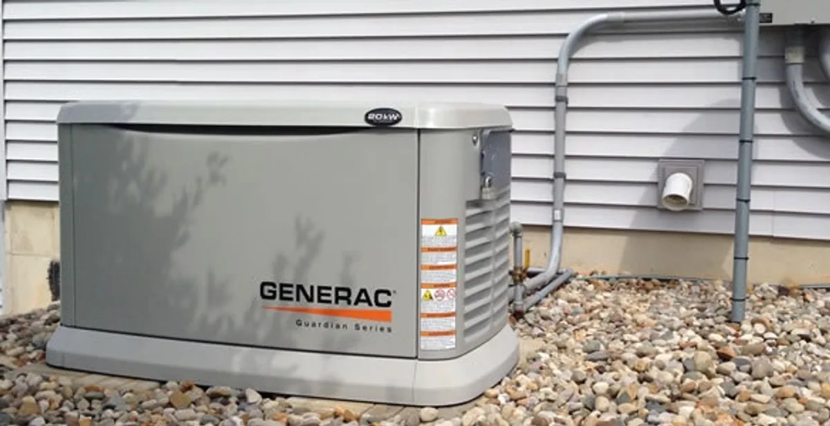 generator installation service featuring outdoor standby generator setup by licensed electricians in Olathe, KS