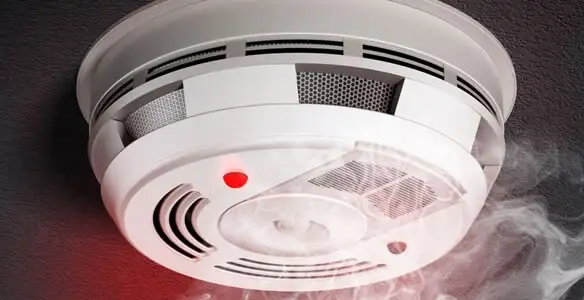 Installed smoke detector providing reliable fire detection in Olathe, KS