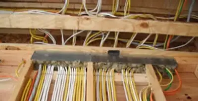 new construction wiring services with organized electrical rough-in performed by licensed electricians in Olathe, KS