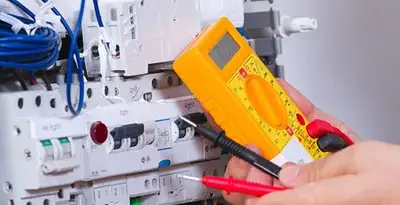 Residential electrician testing home electrical panel for safety and performance in Olathe, KS
